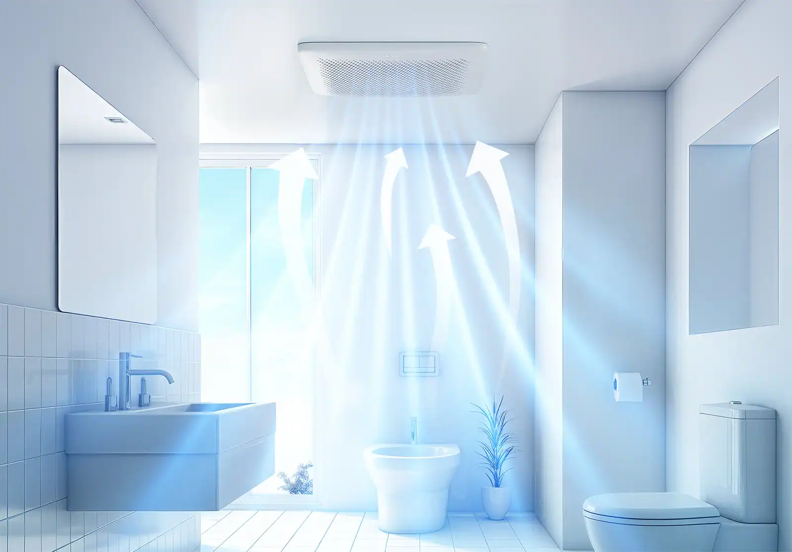 bathroom fan 80 vs 100 CFM