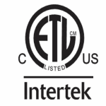 ETL Intertek safety certification mark for bathroom exhaust fans.
